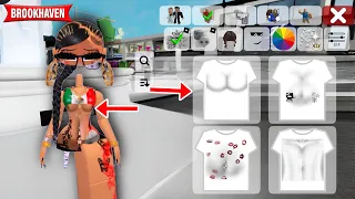 CAMISAS DE PILCHERA EN BROOKHAVEN🏡 RP ACTUALIZACION ROBLOX 