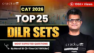 CAT 2026 LRDI Top-25 Sets 🔥 Most Expected | All major topics covered By Maruti Sir