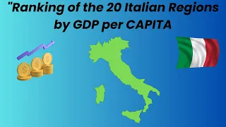 🇮🇹 Ranking All Italian Regions by GDP per Capita