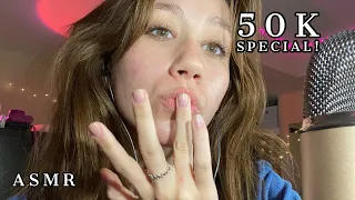 asmr | 30 mins of spit painting + other triggers!!  50K SPECIAL!!
