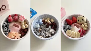 【Organize collections S16】🐇make yogurt bowl & frozen yogurt with me