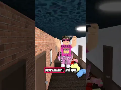 TROLEANDO AL SERVIDOR CON UNA PISTOLA FALSA en MURDER MYSTERY 2 😱 #roblox #robloxshorts #mm2