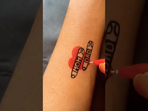 Mom ❤️ Dad tattoo ideas 🤫 #shorts #trending #tattoo #tattooideas #viral