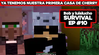 Construí La primera casa de la Aldea Cherry pero al Final Salió Mal | Survival 1.20
