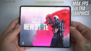 Samsung Galaxy Z Fold 3 Pubg NEW STATE Max Setting | Max FPS Ultra Graphics