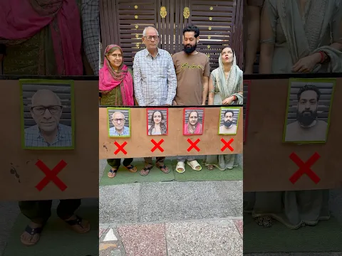 Real Person Matching Challenge Don’t Laugh Until The End #familygames #familychallenge