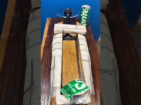 99% of People Can’t Stop Watching This Can Crush! 😱 #satisfying #shorts #viral #asmr #cancrushing