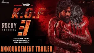 KGF Chapter 3 :Concept Trailer|Yash|Sanjay Dutt|Raveena T|Srinidhi|Prashanth Neel|Vijay Kiragandur
