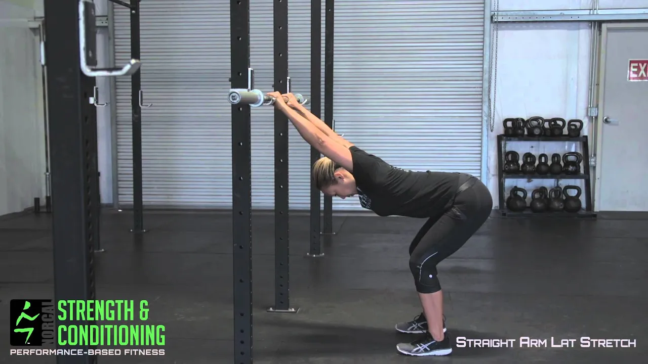 Image Straight Arm Lat Stretch