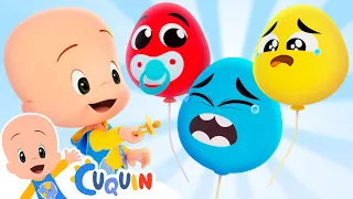 What's wrong with the Baby Balloons? 🎈 Learn the colors with Cuquin and Ghost