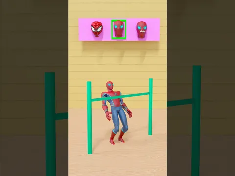 GTA V When The Old Spiderman And Young Spidey Play To Go Through The Crossbar #gta