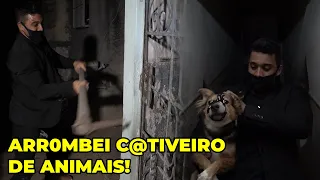 ESTOREI O MAIOR CATIVEIRO DE ANIMAIS! POLÍCIA FICOU SURPREENDIDA! 18 CÃES SALVOS!