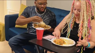 Mom-in-Law tries Nigerian 𝐎𝐊𝐑𝐀 𝐒𝐎𝐔𝐏 for her 60th birthday