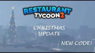 NEW CODES for Restaurant Tycoon 2 Winter Update (December 2021) Christmas Items