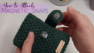 How to Sew the Magnetic Snaps