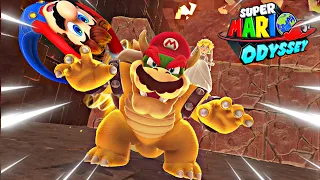 VIREI O BOWSER PRA SALVAR A PRINCESA PEACH EM SUPER MARIO ODYSSEY! #30