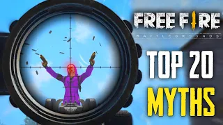 Top 20 Mythbusters in FREEFIRE Battleground | FREEFIRE Myths #170