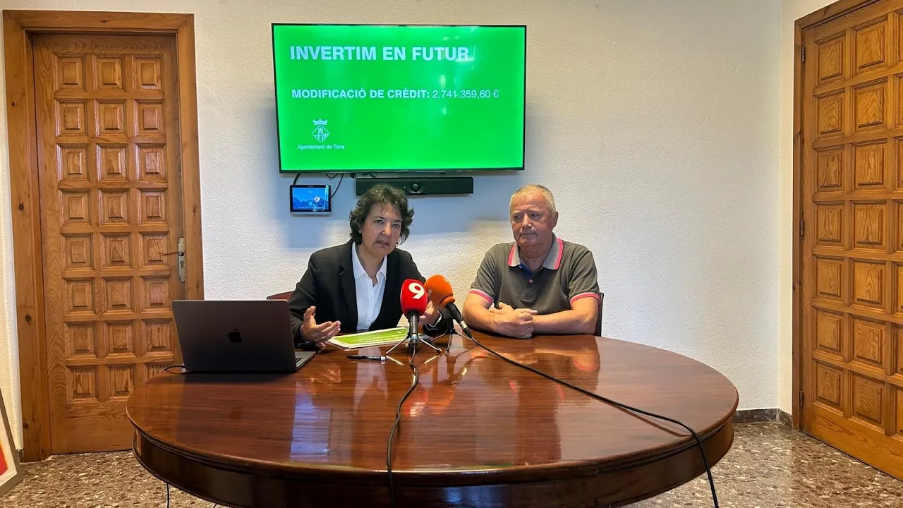 Tona preveu una seixantena d’actuacions amb la “macromodificació” de crèdit