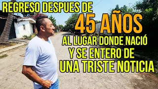Salvadoreño vuelve después de 45 años a #elsalvador  y miren lo que le pasó