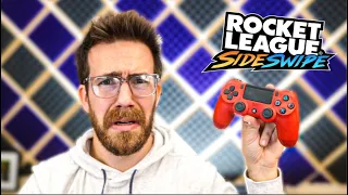Playing With A Controller In Rocket League Sideswipe Is HACKING!