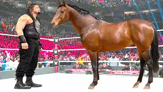 Roman Reigns vs Horse - Iron Man Match