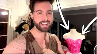 I Made a Dress out of Flowers?! Major DIY Moment