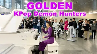 Golden - HUNTR/X (KPop Demon Hunters OST) | Public Piano Cover by YUKI PIANO