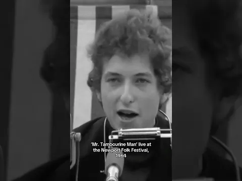 ‘Mr. Tambourine Man’ live at the Newport Folk Festival,1964