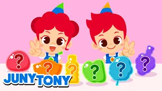 Makan Permen Warna-Warni 2 | Makan Manisan Pelangi | Lagu Anak Anak | JunyTony Bahasa Indonesia