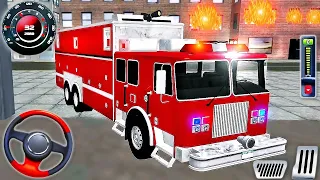 Jugando con Camión de Bomberos - Realistic Fire Truck Driving Simulator