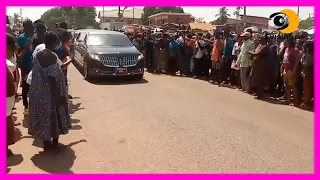 CHRISTIAN ATSU'S BODY ARRIVES FOR BURIAL AT HIS HOMETOWN
