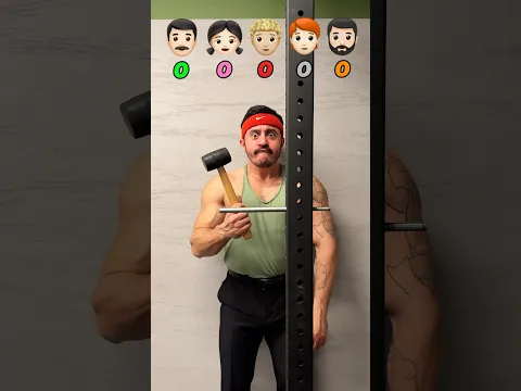 LAND THE LEAST BLOWS WITH HAMMER VS 4 POPULAR BLOGGERS | WHO WON?🔨🏆 #challenge #shorts