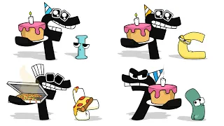 HBD to you / Alphabet Lore Animation Compilation