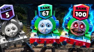 EVOLUTION Of CURSED PERCY RANK 5 TO RANK 100 | Survive Near Cursed Thomas😱