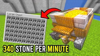 Fastest Stone Generator in Minecraft (20,400 items/hour) | 1.18, 1.19+