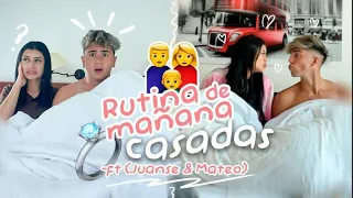 RUTINA DE MAÑANA CON NUESTROS ESPOSOS 😍👰🏻‍♀️🤵🏻 - GEMELAS ORTEGA
