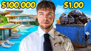 $1 vs $100,000 Vacation