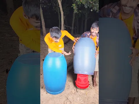 OMG Blue drum with surprise! Whose luck was bad 🤣 Fruits vs vegetables vs money #shorts