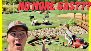 California is BANNING Gas Lawn Equipment ... What Would I Do?