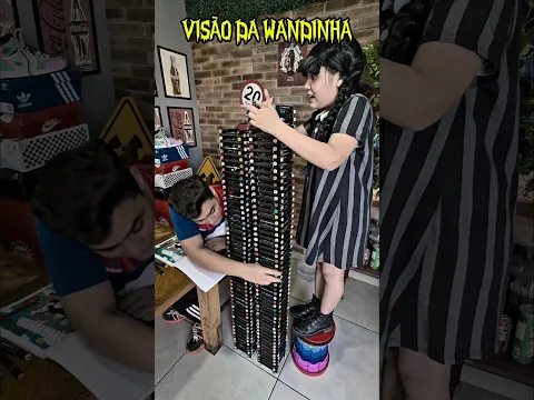WANDINHA E AS 2 TORRES DE CANETINHAS BOBBIE GOODS !!! #shorts #शॉर्ट्स #shortvideo