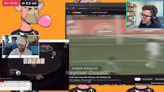 NEM O NEYMAR ACREDITAVA O QUÃO BOM ERA O RONALDO!! NEY REAGE AO RONALDO FENÔMENO!!