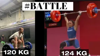 Doc Adam vs Hidilyn Diaz Challenge (Week 1) #BattleforGold