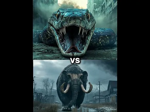 Mammoth vs Anaconda vs White Animals Battle (black panther, Tiger, bear, dainasour, king kong T rex)