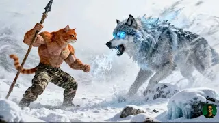 مغامرات القط مياو البطل 🐱: عبور الأبواب السحرية ✨ الجبال المشتعلة لعالم ماينكرافت والتنين الأسطوري!🔥