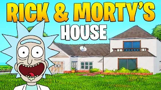 *SECRET* Rick and Morty's HOUSE In Fortnite