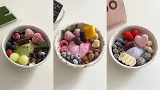【Organize collections S8】🐇make yogurt bowl & frozen yogurt with me