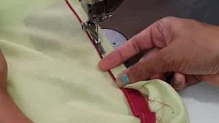 सिर्फ़ एक सिलाई से गुम piping लगाने का सबसे आसान तरीक़ा | Attach underground piping with one seam