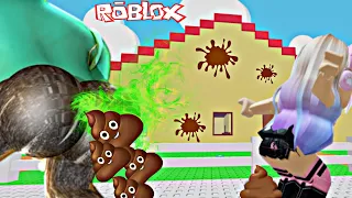 EU FIZ COCÔ PELA CASA TODA no Roblox