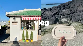 ENG) 제주도 자취생 브이로그 | 10월 바다 수영 | 코난비치 | 레몬스콘 | 오향장육 | 땅콩 단호박죽 | 프렌치토스트 | 은희네 해장국 | 부리또