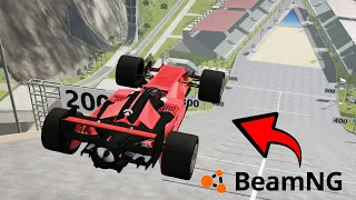 SKOKI NARCIARSKIE NOWYMI NAJSZYBSZYMI SAMOCHODAMI w BEAMNG.DRIVE "POLSKA DO BOJU!" [PL/HD]